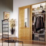 sliding wardrobe with mirror insert