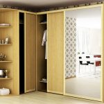 corner wardrobe yellow