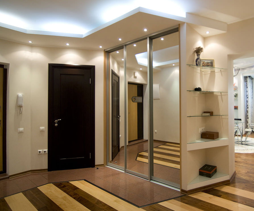 wardrobe in the hallway photo ideas