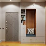 wardrobe in the hallway decoration photo