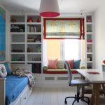 wardrobe around the window opening interior ideas