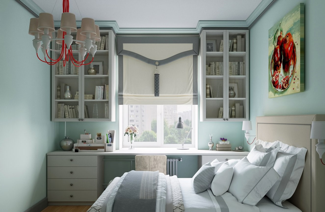 wardrobe around the window design ideas