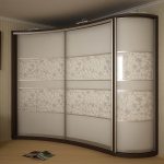 semicircular corner wardrobe