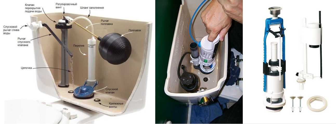 toilet flush system