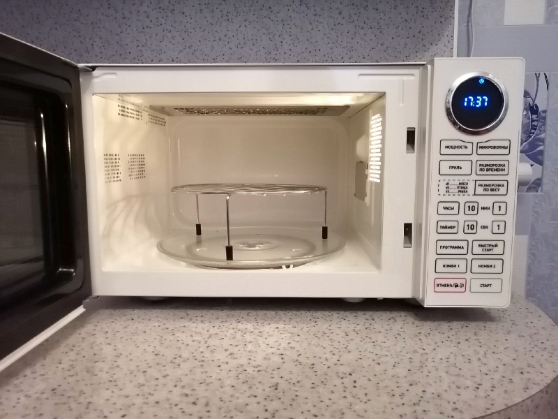 mica in the microwave