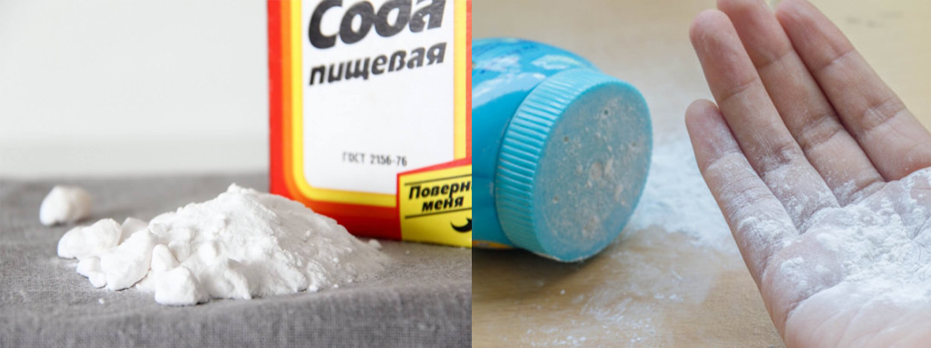 soda and talc