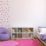 a rack for toys in the nursery design options