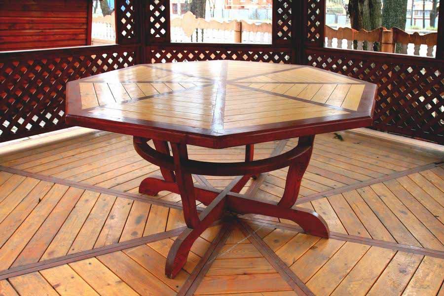 gazebo table hex