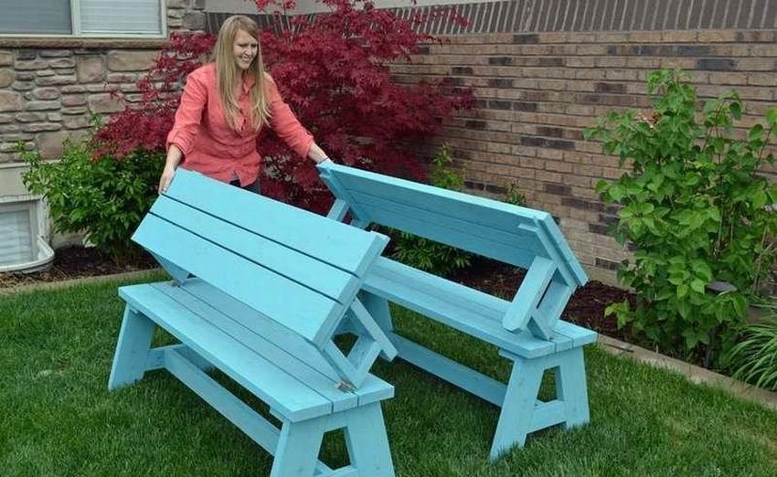 table bench assembled