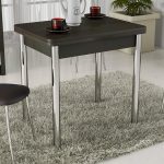 kitchen table with iron legs