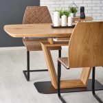 wooden figured kitchen table