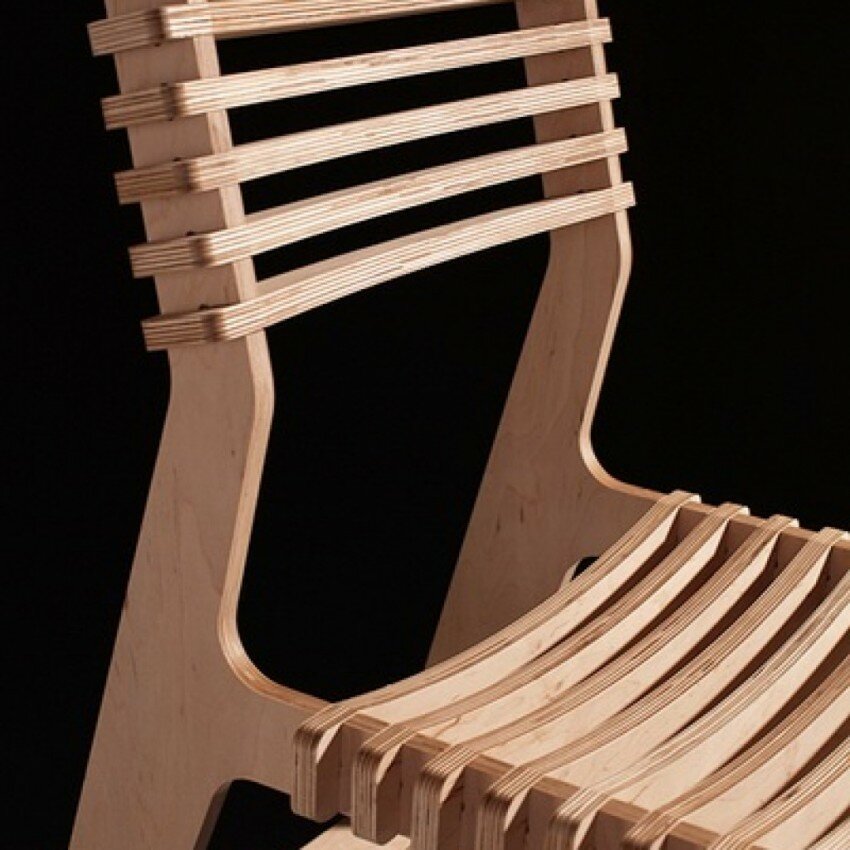 plywood chair photo