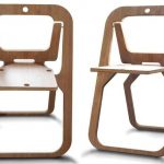 folding plywood chair