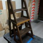 do-it-yourself stepladder chair