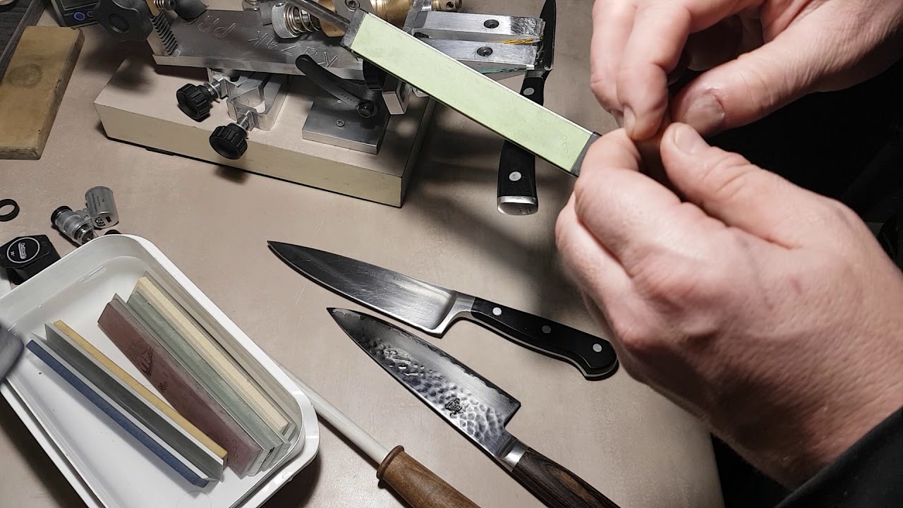 sharpening knives