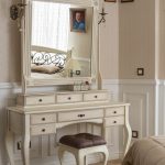 dressing table with mirror photo decoration