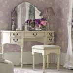 dressing table with mirror views