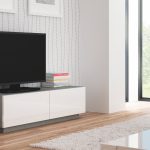 white tv stand