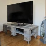 TV stand from pallets