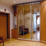 semi-built-in wardrobe in the hallway