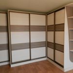 striped corner wardrobe