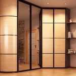 large wardrobe in the hallway