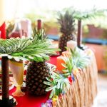 table decoration for the holiday design photo