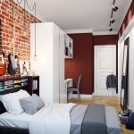 narrow teen room