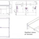 detailed drawing of the bed