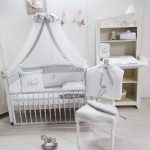 canopy baby gray