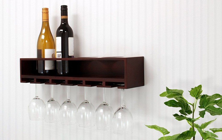 wine rack made of wood