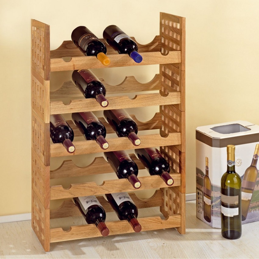 wine shelf