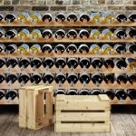 wine racks and shelves photo