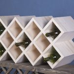 wine racks and shelves interior photo