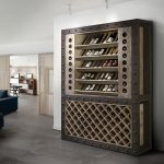 wine racks and shelves photo decoration