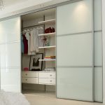 built-in wardrobe with stretch ceiling