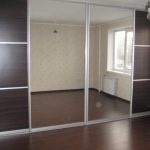 built-in wardrobe with stretch ceiling interior ideas