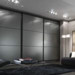 built-in wardrobe with stretch ceiling photo options