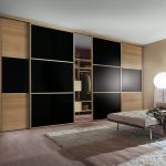 built-in wardrobe with stretch ceiling ideas types