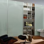 built-in wardrobe with stretch ceiling photo design