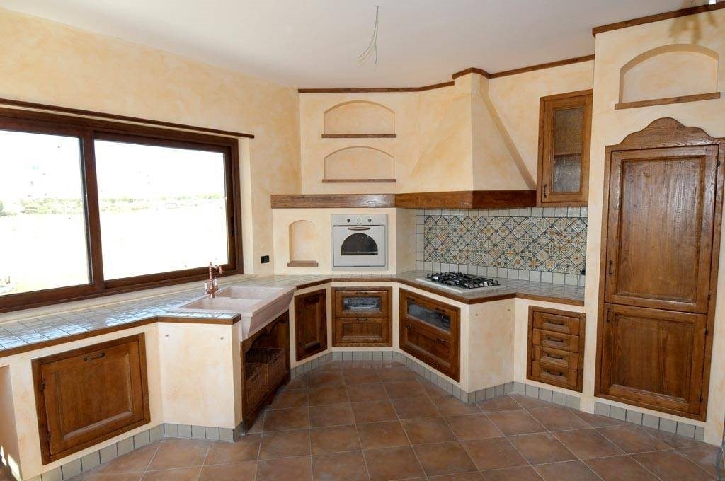 plasterboard kitchen set