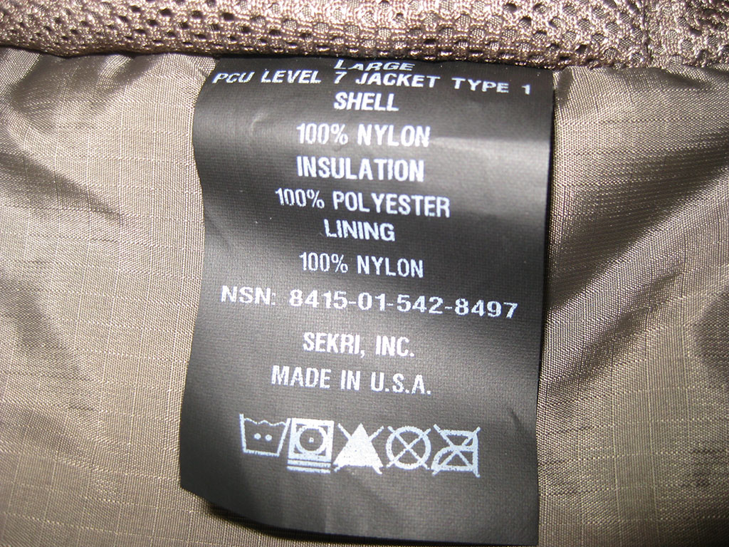 jacket label