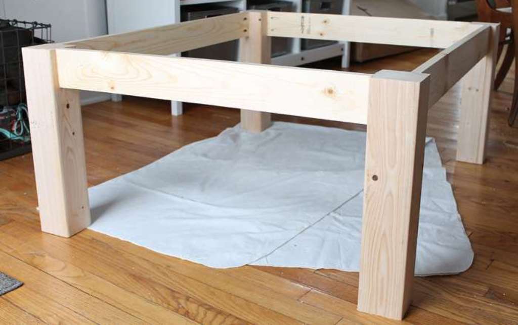 wooden coffee table do it yourself