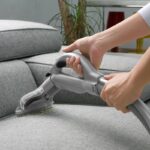 steam clean the sofa