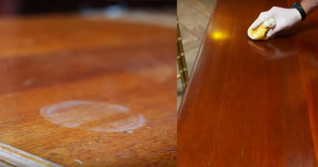 cleaning furniture from stains