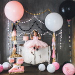 décor pour les options d'intérieur de fête d'enfants