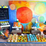 decor for children's party and table