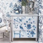 decoupage furniture in the style of provence decor ideas