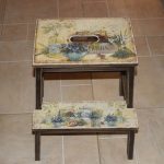 decoupage furniture in the style of provence design ideas