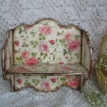 decoupage of furniture in the style of provence design photo